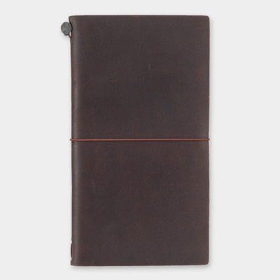 MIDORI Traveler s Notebook Brown Regular Size Leather Journal 13715006