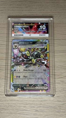 Perfect Subs Pokemon Umbreon EX 060/131 Play Prize Pack Stamp Ace 10 Series 7