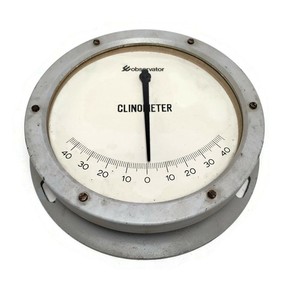 Vintage Observator Marine Clinometer. Heavy 24cms Design. Free Shipping.