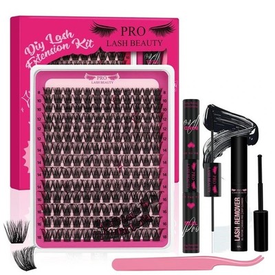 PRO Eyelash Clusters DIY Lash Extension Self Stick Reusable Self-adhesive Lashes