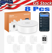 8pcs Smart WiFi Door Alarm Wireless DIY Home Security System APP Alerts