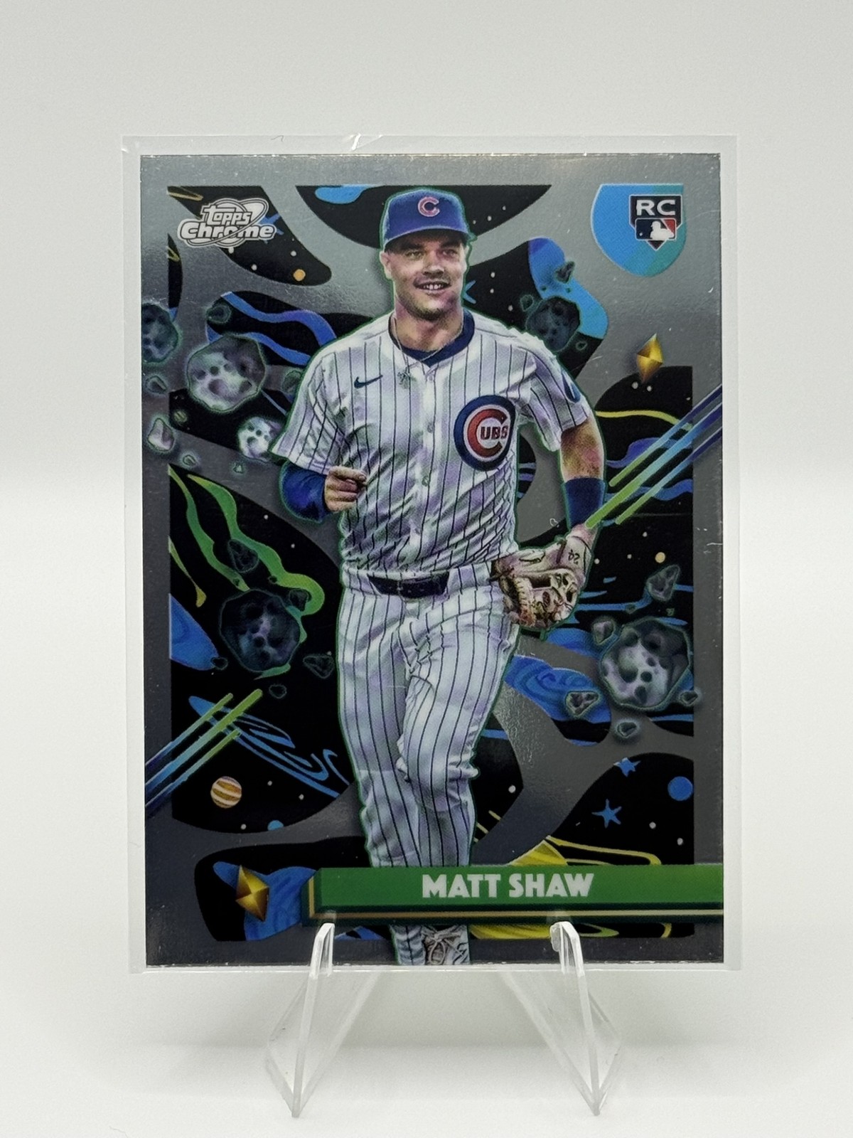 2025 Topps Baseball Cosmic Chrome Matt Shaw #35 RC Chicago Cubs