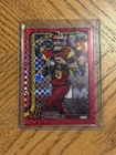 2025 Topps Chrome NFL Jayden Daniels Hot Pink X-fractor Commanders #295