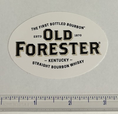 Old Forestor Kentucky Straight Bourbon Whisky Sticker Decal