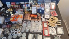 Unsorted Estate Vault Mixed Precious Metals US Coin Currency Fractional Bar Lot