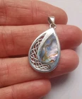 Sterling Silver Pretty Abalone Pendant. R1S