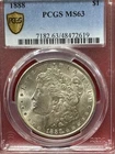 1888-O $1 Morgan Silver Dollar PCGS MS63