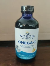 NordicNaturalsOmega-3Lemon - Cognition,HeartHealth,andImmune Support8Oz 02/2028