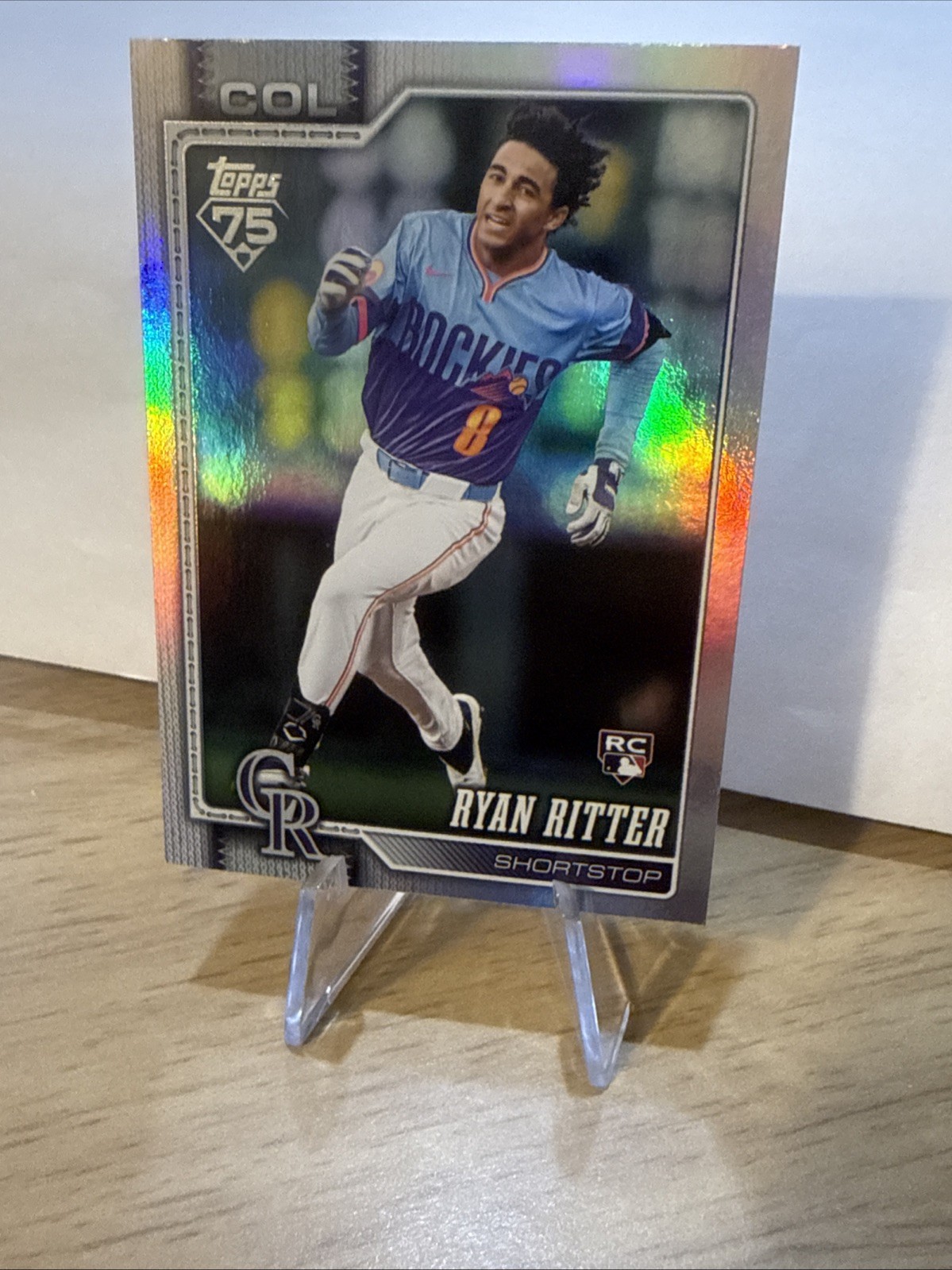2026 Topps Series 1 - Ryan Ritter #18 Rainbow Foil (RC)