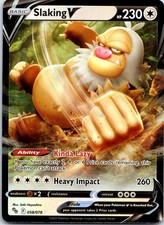 Slaking V 058/078 Holo Ultra Rare Pokemon GO Pokemon Near Mint