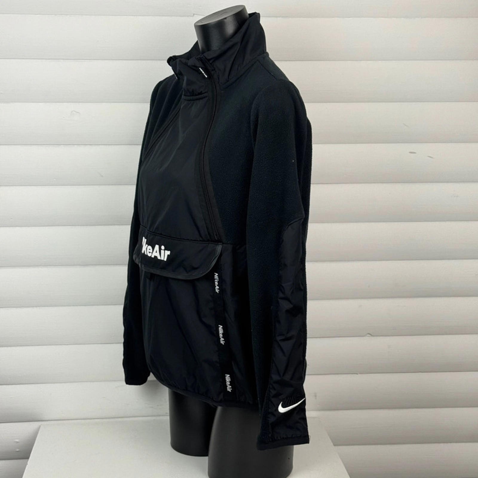 SACAI X NIKE Nike Air Slip Over Fleece Tasca Anteriore Canguro Pochette Giacca XS S