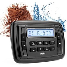 Marine Stereo Radio FM Bluetooth 45W x 4 Channel Waterproof MP3 USB Receiver