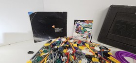 K'NEX Black Box Hard Carry Case  filled with Knex, Motor & Instructions As Is 