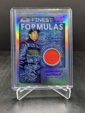 2024 Topps Finest Formula 1 F1 Gerhard Berger Formulas Relic 04/99 #FF-BER
