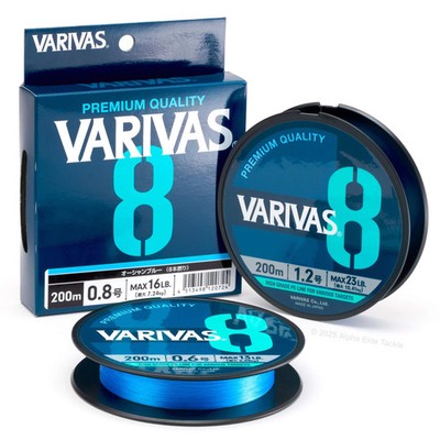 Varivas PEx8 Premium Braid Line - Ocean Blue Edition