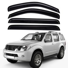 Tape-on Window Visor Wind Deflector Vent Shade For 2005-2012 Nissan Pathfinder