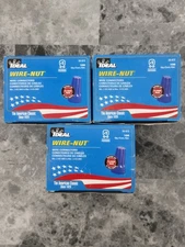 Ideal 30-072 Wire Connector - 3 Boxes 300 Total. Blue Wire Nut