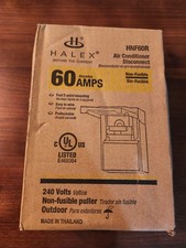 HALEX HNF60R Outdoor 60 Amp Non-Fusible AC Disconnect Electrical Box SHIPS FAST