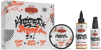Barber Marmara Tocacco & Vanilla Beard Care and Styling Set Ultimate Beard... 
