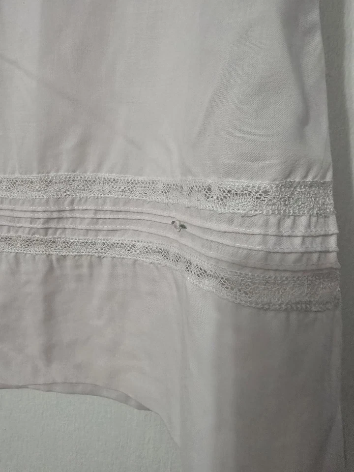 Vestido sin marca Heirloom rosa encaje recortado recién nacido botones espalda Foto 4 de 4