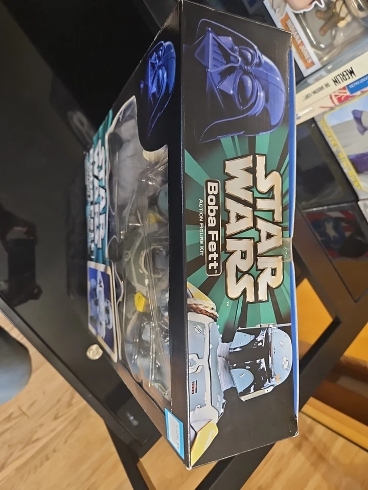ВИНТАЖНЫЙ 1996 TOMY Marmit Star Wars BOBA FETT действие фигурки набор в коробке новый в коробке редкая!! - Изображение 3 из 4