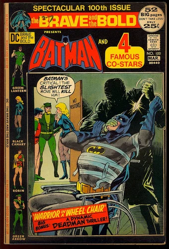 Brave and the Bold #100 Nice Bronze Age Batman Vintage DC Comic 1972 FN