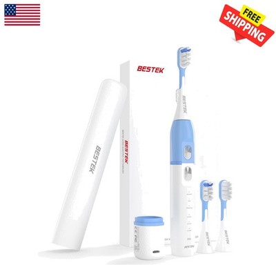 Elegant Sonic Electric Toothbrush with Powerful Cleaning & Travel Case - Blue