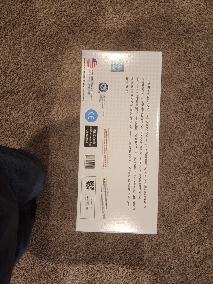 REME HALO® - ZERO-H4-AC - Purificador de aire en conducto para toda la casa cero ozono Foto 2 de 4