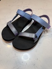 TEVA SANDALS KIDS Sz 3 FAIRY WREN MULTI TEVA PURPLE/BLUE GLISTEN 1155072C