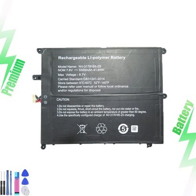 7.6V NV-3178185-2S Battery For Digma EVE 15 P417 ES5063EW P418 ES5064EW Sgin X15