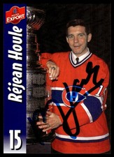 2009-10 Molson Export Promo Hand sign Rejean Houle Montreal Canadiens #15