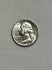 1949-D Denver Washington Quarter, US 25c Silver Coin Gem BU UNC