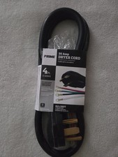 Prime 30 Amp Dryer Cord 4 ft. 10/4 SRDT 4-Prong