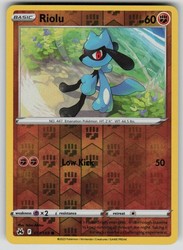 Riolu 071/159 Crown Zenith Reverse Holo