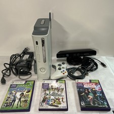 Xbox 360 60GB Console Bundle w/ Kinect, Wireless Adapter, 3 Games, Controller