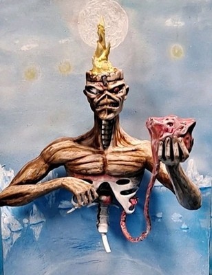 7th Son Eddie Figure Handpainted Figurine Bust Custom Made to Order Hand Painted