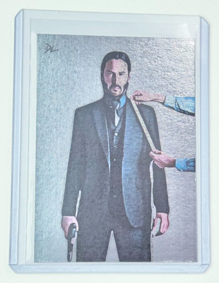 John Wick Platinum Plated Artist Signed Fortis Fortuna Adiuvat Trading Card 1/1