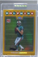 2008 Topps Chrome Gold Refractor /199 Chad Henne #TC169 Rookie RC