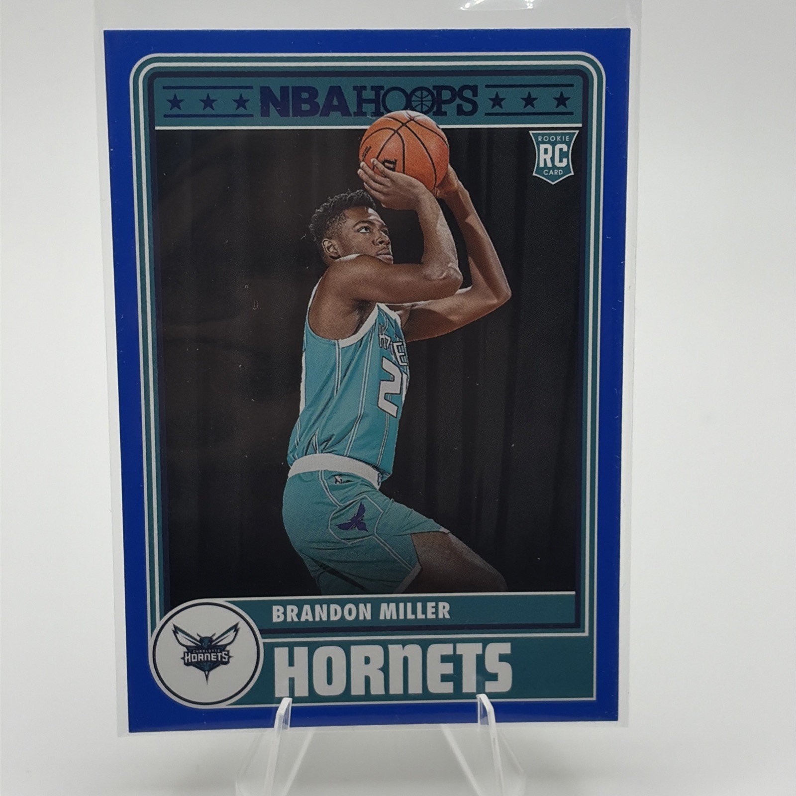 2023-24 Hoops Blue Brandon Miller Rookie Charlotte Hornets #284