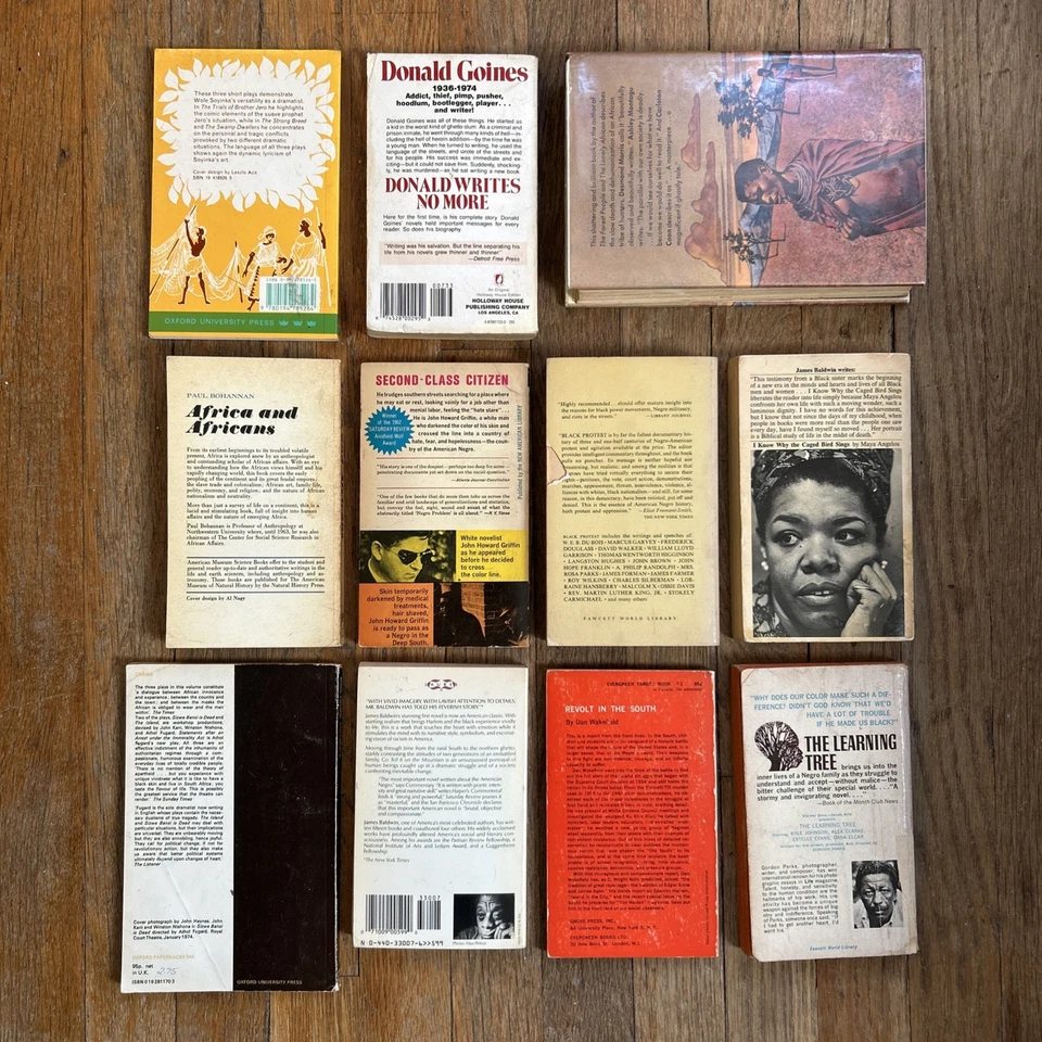 African American Book Lot Black Literature James Baldwin Maya Angelou Lot Of 11 - Image 2 of 4