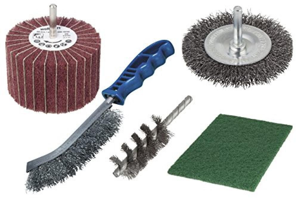 Wolfcraft 5641000 Set Metallo 5 Pezzi - Rinnova Cancelli e Ringhiere - 1