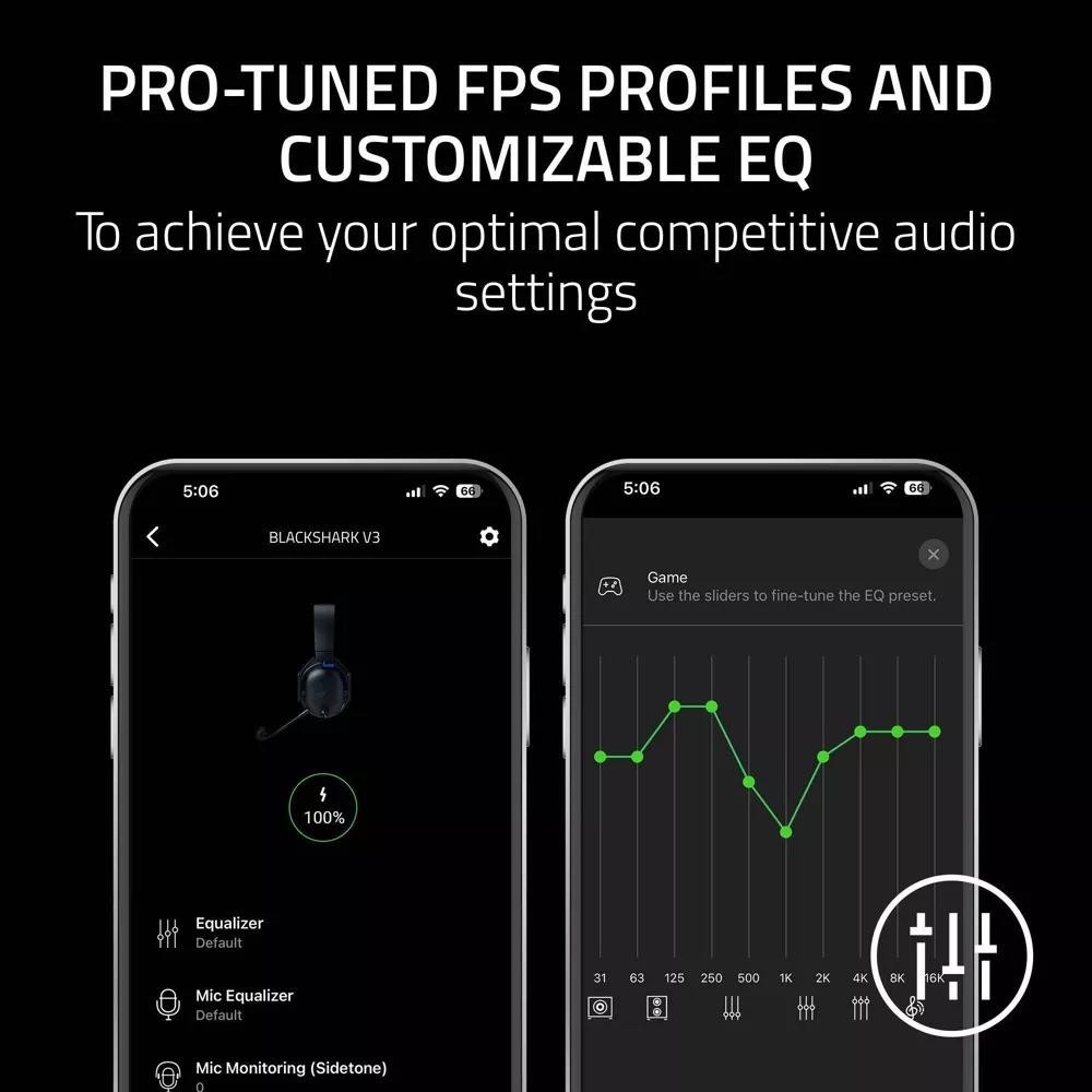 Razer BlackShark V3 for PlayStation THX Spatial Audio 8