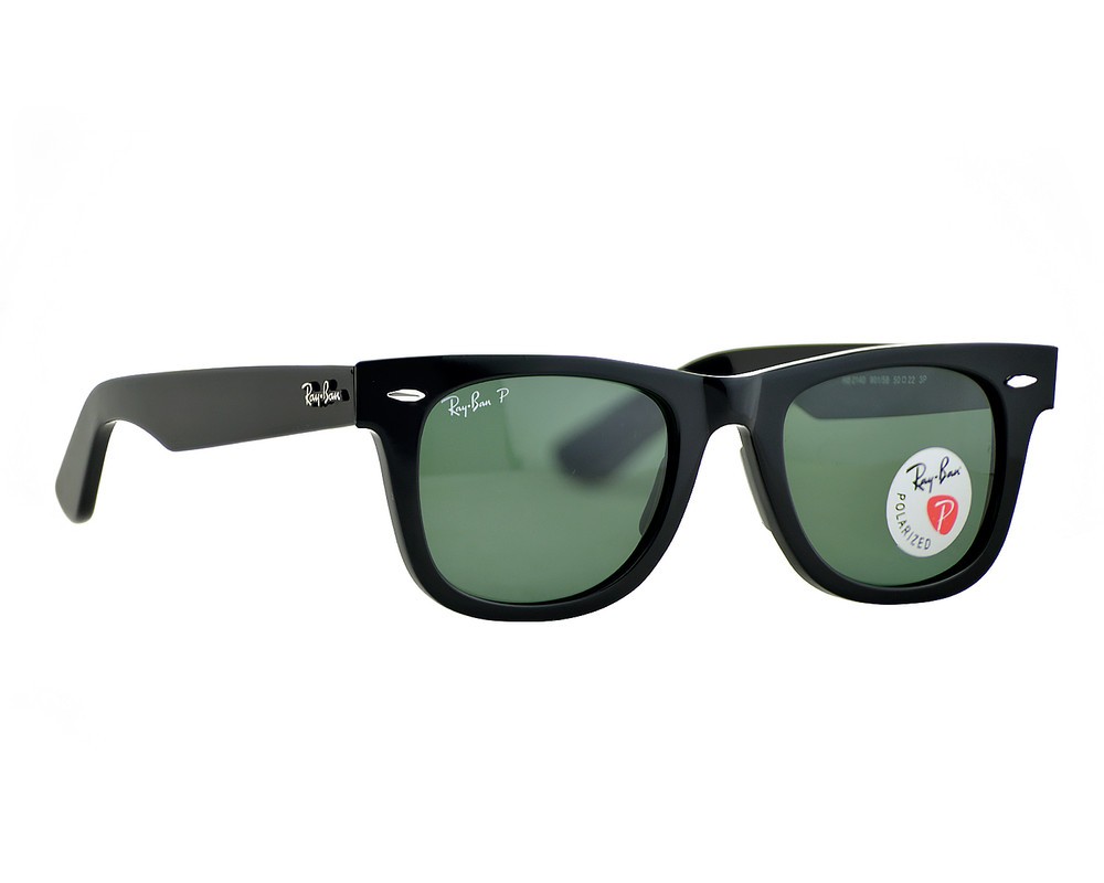 Ray-Ban RB2140 901/58 50-22 Polarized Sunglasses - Black for sale