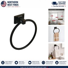 Towel Ring 6 Inch Oil Rubbed Bronze Zinc Wall Mount Bathroom Hardware Towel