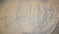 NWOT White Comfort Choice 5 Pair Pack Cotton Brief Panties Size 9