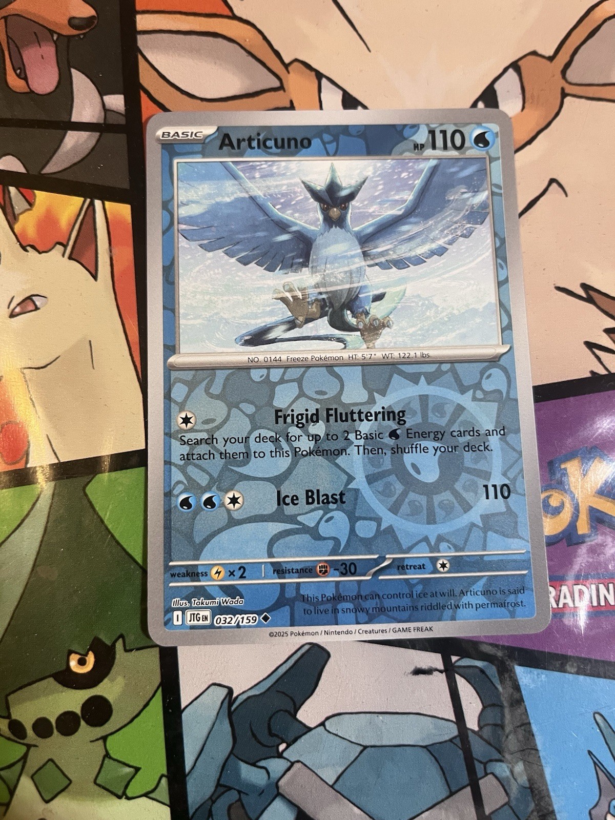 Articuno - Reverse Holo Uncommon SV09: Journey Together 032/159 NM