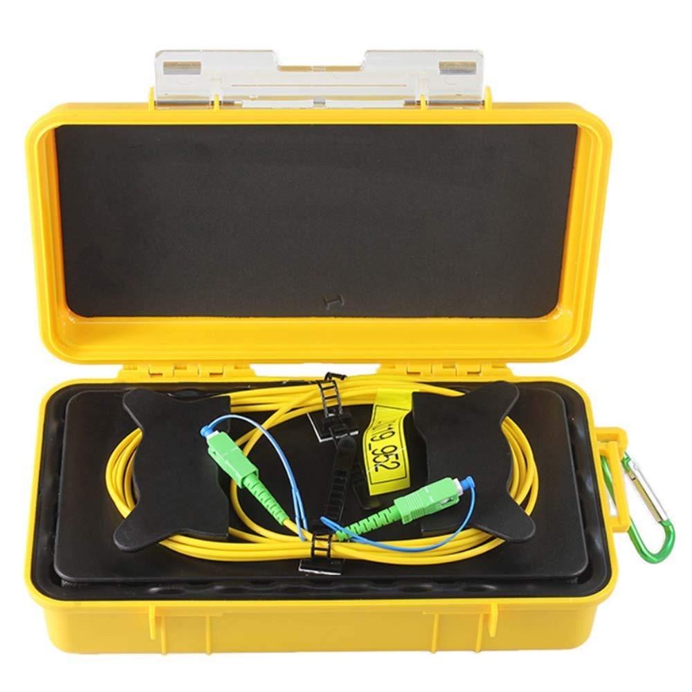 OTDR Launch Cable Box 1000m SC/APC-SC/APC G657A1 9/125 SM Dead Zone Eliminator