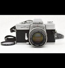 Minolta SRT 101 Film Camera Kit, 28mm Lens and Original Manuals TESTED 