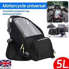 Waterproof Motor Tank Bag  Oil Fuel Tank Magnetic Motorbike Motorcycle Bag UK
