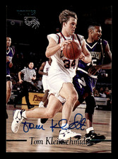 Tom Kleinschmidt 1995 Classic Rookies Auto RC Basketball Card #N/A